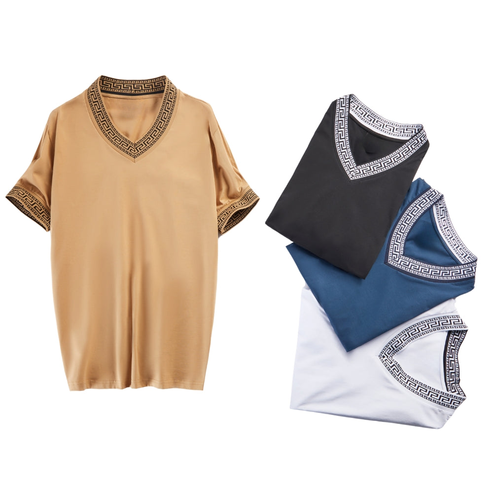 V-Neck T-Shirt Blue VMT 2543