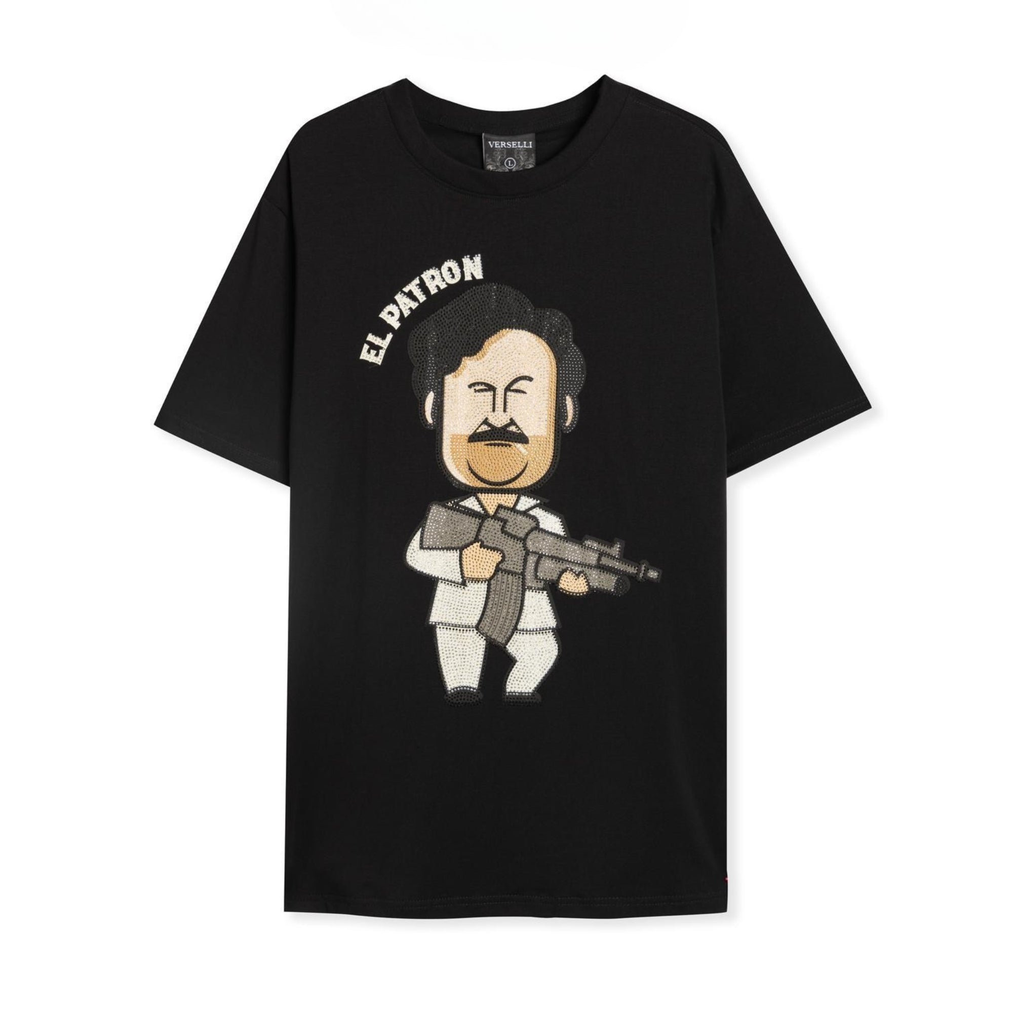 "El Patron" White Graphic T-Shirt