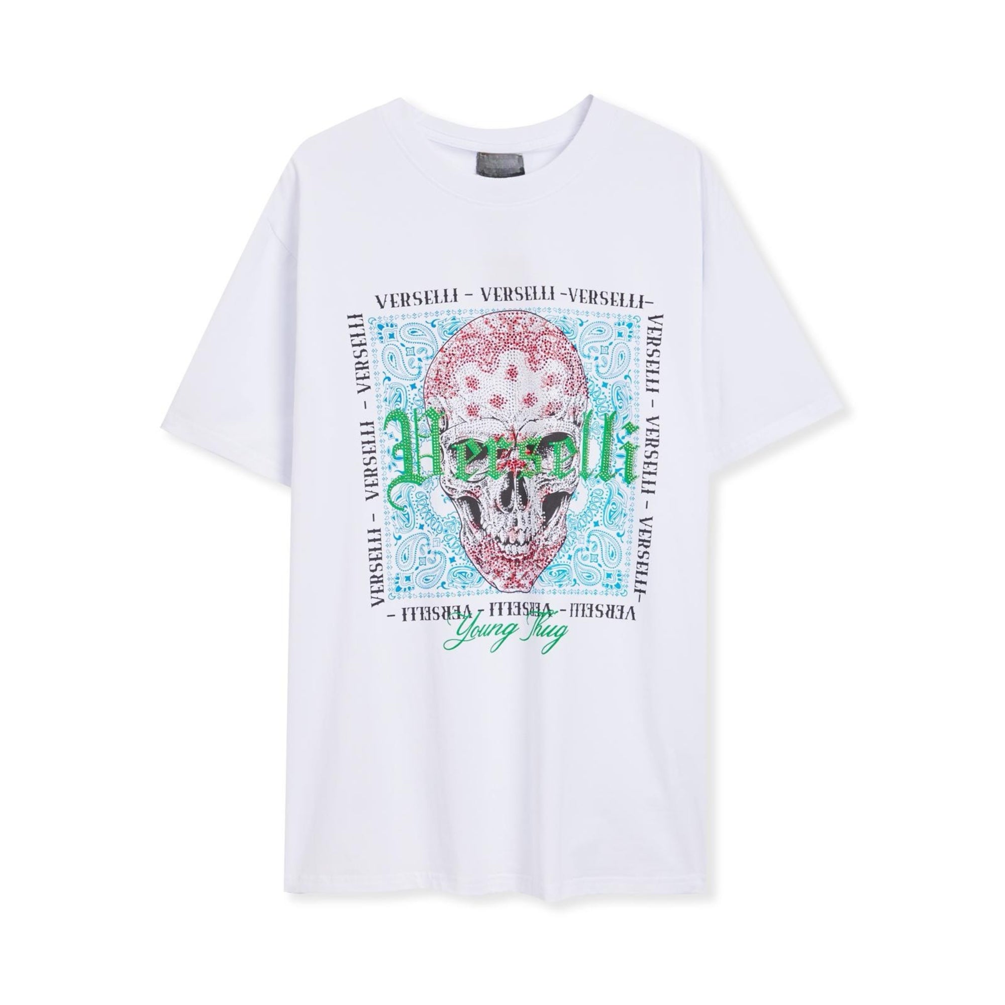 Men's Skull Graphic Tee-2504